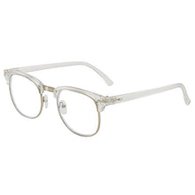 Load image into Gallery viewer, Classic Semi Rimless Glasses Men Women Retro Anti Blue Light Square Eyewear Frame Clear Lens Computer Optical Eyeglasses