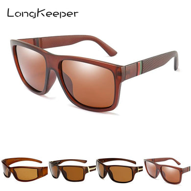 Classic Sport Fishing Sunglasses Men Polarized Driving Goggles Male Black Brown Frame  oculos de sol masculino