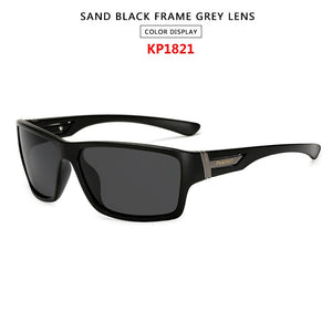 Classic Sport Fishing Sunglasses Men Polarized Driving Goggles Male Black Brown Frame  oculos de sol masculino