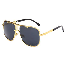 Load image into Gallery viewer, Classic Square Men Sunglasses Luxury Brand Women Mirror Sun Glasses 2022 Retro Female Eyewear for Male Oversized Metal Frame