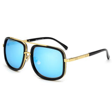 Load image into Gallery viewer, Classic Square Men Sunglasses Luxury Brand Women Mirror Sun Glasses 2022 Retro Female Eyewear for Male Oversized Metal Frame