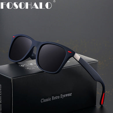 Classic Square Polarized Sunglasses Men Retro Colorful Mirror Len Eyewear Goggle Women Nail Sun Glasses Shade UV400 Oculos