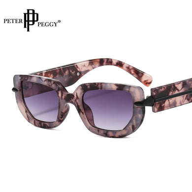 Classic Square Small Sunglasses Man Women Brand Designer Retro Black Lepord Sun Glasses Male Vintage Colorful Shades