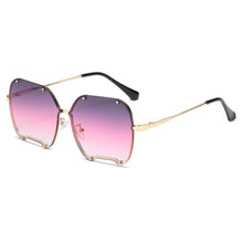 Load image into Gallery viewer, Classic Square Sunglasses Women Men  Brand Women Mirror Sun Glasses 2023 Retro Female Eyewear Male Oversized Metal Frame