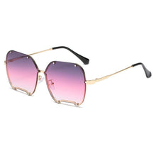 Carica l&#39;immagine nel visualizzatore di Gallery, Classic Square Sunglasses Women Men  Brand Women Mirror Sun Glasses 2023 Retro Female Eyewear Male Oversized Metal Frame
