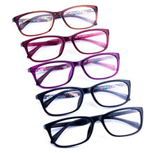 Carica l&#39;immagine nel visualizzatore di Gallery, Classic Star Style Square Ultralight TR90 Eyeglasses Frame Unisex Fashionable Computer Myopia Presbyopic Optical Glasses Eyewear