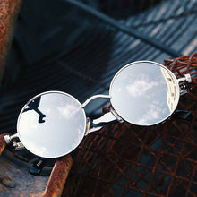 Load image into Gallery viewer, Classic Steampunk Sun Glasses Polarized Men&#39;s and Women&#39;s Brand Designer Retro Round Metal Frame Sunglasses  UV400