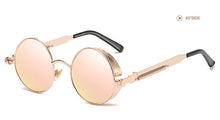 Load image into Gallery viewer, Classic Steampunk Sun Glasses Polarized Men&#39;s and Women&#39;s Brand Designer Retro Round Metal Frame Sunglasses  UV400