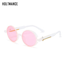 Load image into Gallery viewer, Classic Steampunk Sunglasses Men Women Retro Gothic Round Male&#39;s Glasses Driving Goggle Sunglasses UV400