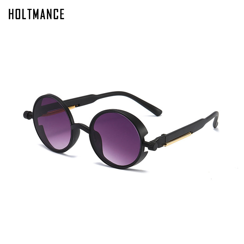 Classic Steampunk Sunglasses Men Women Retro Gothic Round Male's Glasses Driving Goggle Sunglasses UV400