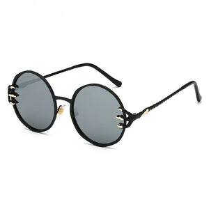 Classic Steampunk Sunglasses Men Women Sunglasses  Brand Retro Round Sunglasses Metal Glasses Retro Eyglasses UV400