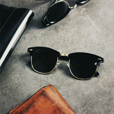 Classic Style Special Offer European And American Semi-frame Polarized Driving Color Sunglasses Men Must-have For Trendy People