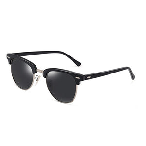 Classic Style Special Offer European And American Semi-frame Polarized Driving Color Sunglasses Men Must-have For Trendy People