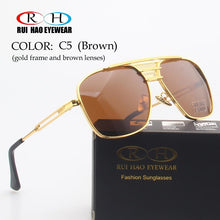 Load image into Gallery viewer, Classic Sunglasses Men Sun Glasses Men Outdoor Driving Polarized Sunglasses Double beam Retro Design Spectacles