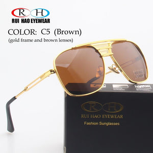 Classic Sunglasses Men Sun Glasses Men Outdoor Driving Polarized Sunglasses Double beam Retro Design Spectacles
