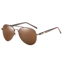 Carica l&#39;immagine nel visualizzatore di Gallery, Occhiali da sole classici Occhiali da guida polarizzati da uomo Occhiali da sole pilota neri Occhiali da sole retrò maschili di marca firmati per uomo/donna
