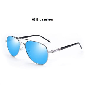 Occhiali da sole classici Occhiali da guida polarizzati da uomo Occhiali da sole pilota neri Occhiali da sole retrò maschili di marca firmati per uomo/donna