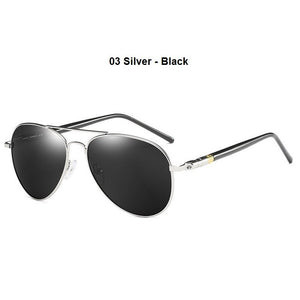 Occhiali da sole classici Occhiali da guida polarizzati da uomo Occhiali da sole pilota neri Occhiali da sole retrò maschili di marca firmati per uomo/donna