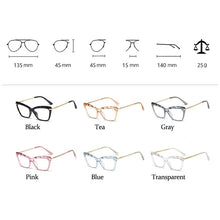 Load image into Gallery viewer, Classic Vintage Crystal Glasses Frame Women Square Metal Transparent Computer Eyeglasses Brand Optical Women's Eyewear Frames