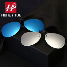 Load image into Gallery viewer, Classic Vintage Polarized Clip On Flip Up Sunglasses Clip for Myopia Glasses Aviation Pilot Driving Fishing Eyewear Shades UV400