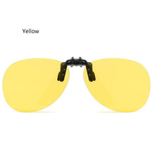 Load image into Gallery viewer, Classic Vintage Polarized Clip On Flip Up Sunglasses Clip for Myopia Glasses Aviation Pilot Driving Fishing Eyewear Shades UV400