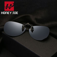 Load image into Gallery viewer, Classic Vintage Polarized Clip On Flip Up Sunglasses Clip for Myopia Glasses Aviation Pilot Driving Fishing Eyewear Shades UV400