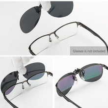 Load image into Gallery viewer, Classic Vintage Polarized Clip On Flip Up Sunglasses Clip for Myopia Glasses Aviation Pilot Driving Fishing Eyewear Shades UV400