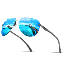 Load image into Gallery viewer, Classic Vintage Rimless Aviation Pilot Sunglasses for Men Anti-glare Glasses Metal Oval Frame Shades UV400 Lentes De Sol Mujer