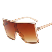 Load image into Gallery viewer, Classic Vintage Square Sunglasses Woman Siamese Oversized Sunglasses Woman/Men Retro Sun Glasses Sunshade Lentes De Sol Mujer