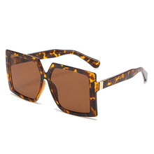 Load image into Gallery viewer, Classic Vintage Square Sunglasses Woman Siamese Oversized Sunglasses Woman/Men Retro Sunglasses Lentes De Sol Mujer