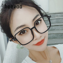 Load image into Gallery viewer, Classic Woman Square Glasses Frame Sexy Cute Eyewear Womens Vintage UV400 Spectacle Clear Lens Rivet Black White Eyeglasses