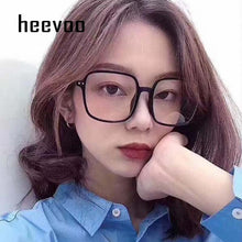 Load image into Gallery viewer, Classic Woman Square Glasses Frame Sexy Cute Eyewear Womens Vintage UV400 Spectacle Clear Lens Rivet Black White Eyeglasses