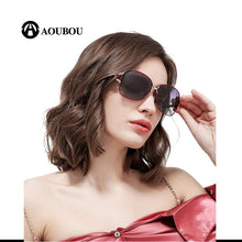 Load image into Gallery viewer, Classic Women HD Polarized Shades For Women Sunglasses Jade Nose Pads Flight Driving Fishing  Festival Glasses  AB922