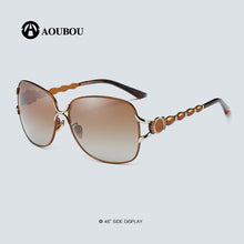 Load image into Gallery viewer, Classic Women HD Polarized Shades For Women Sunglasses Jade Nose Pads Flight Driving Fishing  Festival Glasses  AB922
