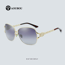 Load image into Gallery viewer, Classic Women HD Polarized Shades For Women Sunglasses Jade Nose Pads Flight Driving Fishing  Festival Glasses  AB922