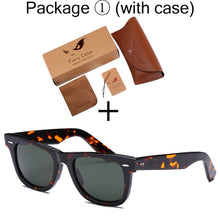 Load image into Gallery viewer, Classic Women Men Sunglasses Glass lens  brand sunglasses women men sunglasses driving feminin Shades gafas De Sol