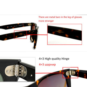 Classic Women Men Sunglasses Glass lens  brand sunglasses women men sunglasses driving feminin Shades gafas De Sol
