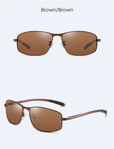 Classic men's anti-glare driving polarized sunglasses 6111