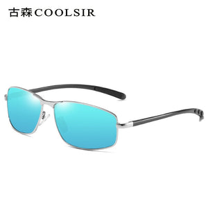 Classic men's anti-glare driving polarized sunglasses 6111