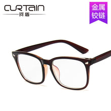 Load image into Gallery viewer, Classic nailed flat light fashionable retro glass frame 8082 han edition glasses myopia frames