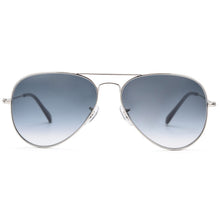 Load image into Gallery viewer, Classic pilot sunglasses for women men crystal glass mirror lens brown gradient