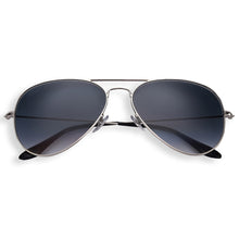 Load image into Gallery viewer, Classic pilot sunglasses for women men crystal glass mirror lens brown gradient
