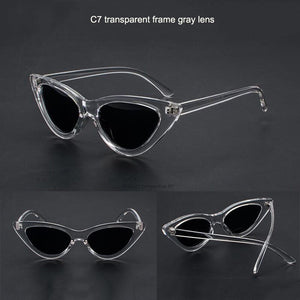 Classic triangle  Cat Eye Sunglasses Women Ladies Vintage  Sun Glasses Female Triangle Sexy Retro sunglasses women