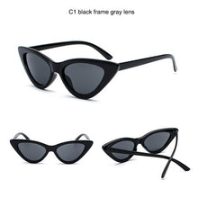 Load image into Gallery viewer, Classic triangle  Cat Eye Sunglasses Women Ladies Vintage  Sun Glasses Female Triangle Sexy Retro sunglasses women