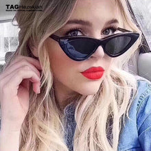 Load image into Gallery viewer, Classic triangle  Cat Eye Sunglasses Women Ladies Vintage  Sun Glasses Female Triangle Sexy Retro sunglasses women