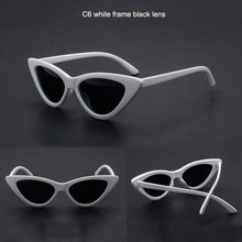 Load image into Gallery viewer, Classic triangle  Cat Eye Sunglasses Women Ladies Vintage  Sun Glasses Female Triangle Sexy Retro sunglasses women