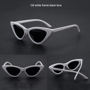 Classic triangle  Cat Eye Sunglasses Women Ladies Vintage  Sun Glasses Female Triangle Sexy Retro sunglasses women