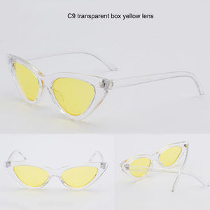 Classic triangle  Cat Eye Sunglasses Women Ladies Vintage  Sun Glasses Female Triangle Sexy Retro sunglasses women