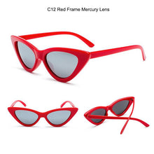 Load image into Gallery viewer, Classic triangle  Cat Eye Sunglasses Women Ladies Vintage  Sun Glasses Female Triangle Sexy Retro sunglasses women