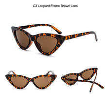 Load image into Gallery viewer, Classic triangle  Cat Eye Sunglasses Women Ladies Vintage  Sun Glasses Female Triangle Sexy Retro sunglasses women